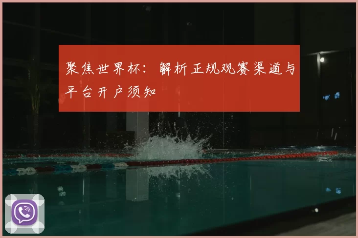 聚焦世界杯：解析正规观赛渠道与平台开户须知
