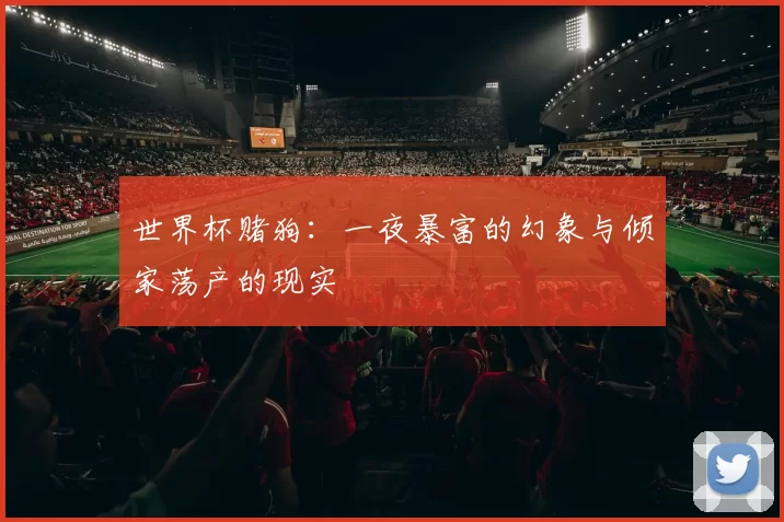 世界杯赌狗：一夜暴富的幻象与倾家荡产的现实